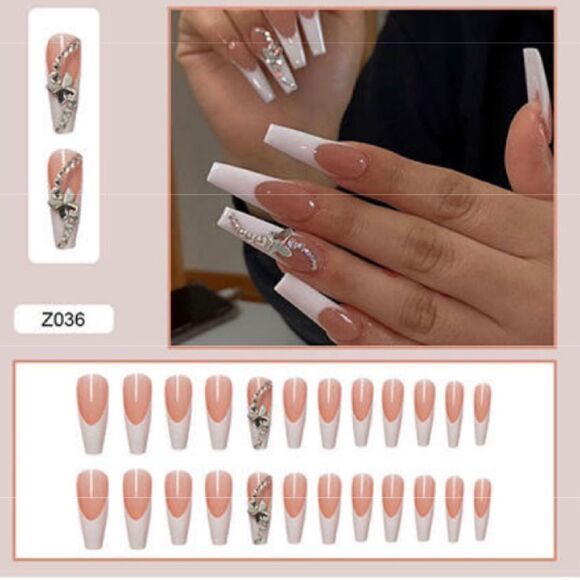 Press on Nails 💅!! Reusable 24 Pack - Bundle & Save - Picture 1 of 1